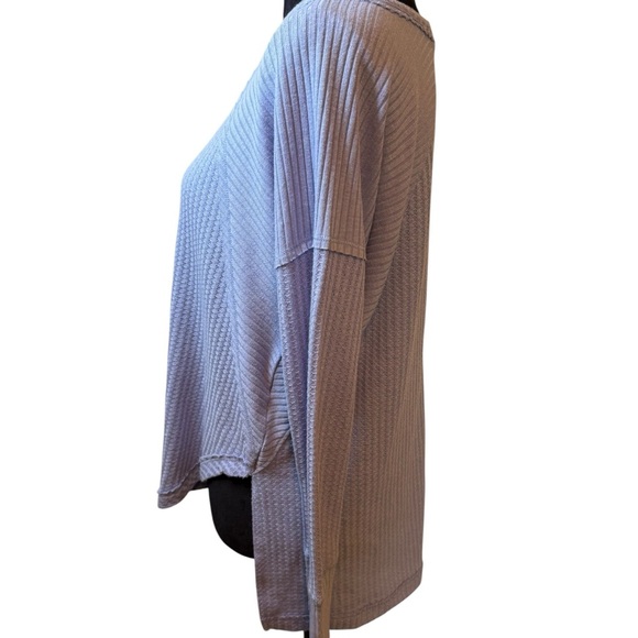 Ruff Hewn | Periwinkle Thermal Knit Top | Sz PL - Picture 2 of 7